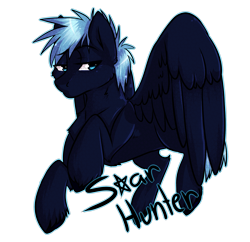 Size: 1963x1903 | Tagged: safe, artist:necro-calixa, oc, oc only, oc:star hunter, background pony, simple background, solo, transparent background