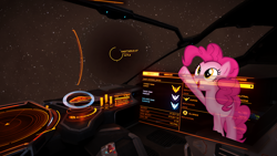 Size: 1920x1080 | Tagged: safe, 3d, black hole, cobra mk 3, elite dangerous, game, ponies in video games, space, spaceship, tulpa