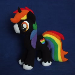 Size: 1794x1804 | Tagged: safe, artist:adamar44, oc, oc only, oc:rainbow heart, irl, photo, plushie