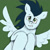 Size: 900x900 | Tagged: safe, artist:zappod44, soarin', pegasus, pony, blue coat, blue mane, male, solo, stallion, wings