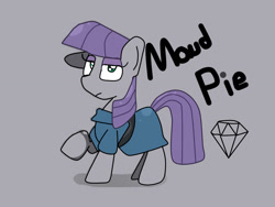 Size: 1024x768 | Tagged: artist needed, safe, maud pie, clothes, paint tool sai, simple background, wrong cutie mark