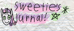 Size: 600x250 | Tagged: safe, artist:fonypan, artist:sweetie belle, sweetie belle, banner, header, lined paper, stylistic suck, sweetie's jurnal, tumblr