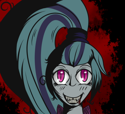 Size: 1056x963 | Tagged: safe, artist:lazerblues, sonata dusk, equestria girls, rainbow rocks, creepy, solo