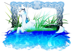 Size: 3508x2480 | Tagged: safe, artist:dormin-dim, lugia, pokémon, ponified, simple background, solo, transparent background, water