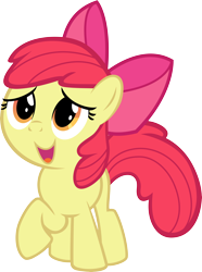 Size: 6000x8077 | Tagged: safe, artist:firestorm-can, apple bloom, .svg available, absurd resolution, cute, simple background, solo, transparent background, vector