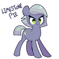 Size: 1280x1280 | Tagged: safe, artist:turtlefarminguy, limestone pie, earth pony, pony, female, mare, simple background, solo, transparent background