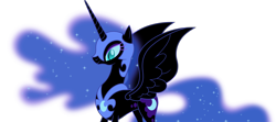 Size: 6728x3000 | Tagged: safe, artist:dashiesparkle, artist:hawk9mm, edit, nightmare moon, alicorn, pony, .svg available, absurd resolution, full view, ponyscape, simple background, solo, transparent background, upper body, vector, vector edit