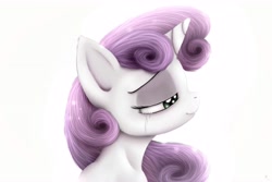 Size: 5167x3444 | Tagged: safe, artist:rameslack, sweetie belle, crying, solo, tears of joy