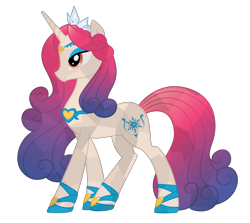 Size: 2700x2409 | Tagged: safe, artist:roze23, idw, princess amore, crystal pony, pony, unicorn, fiendship is magic, journal of the two sisters, spoiler:comic, idw showified, simple background, solo, transparent background