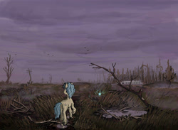 Size: 1700x1241 | Tagged: safe, artist:agm, oc, oc only, earth pony, pony, dark, s.t.a.l.k.e.r., scenery