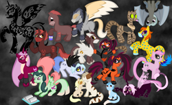 Size: 3966x2424 | Tagged: safe, bast, dreamkeeper, dreamkeepers, grunn, igrath winters, indigo, lilith calah, mace, mace (dreamkeepers), namah calah, paige (dreamkeepers), ponified, ravat, scinter, tinsel, vanth, vi, viriathus, weapon, wisp, wisp (dreamkeepers)