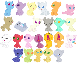 Size: 736x608 | Tagged: safe, artist:selenaede, oc, oc only, pony, baby, baby pony, base, solo