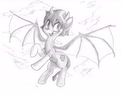 Size: 5504x4304 | Tagged: safe, artist:cross_ornstein, dragon, absurd resolution, draco centauros, dragonified, grayscale, monochrome, pencil drawing, puyo puyo, species swap, traditional art