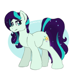 Size: 1000x1000 | Tagged: safe, artist:irishthorns, coloratura, the mane attraction, rara, solo