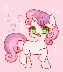 Size: 540x617 | Tagged: safe, artist:yukutamil, sweetie belle, pony, unicorn, female, filly, solo