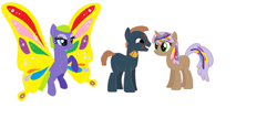 Size: 1024x485 | Tagged: safe, artist:plumsweetmask, pony, don't hug me i'm scared, female, male, mare, ponified, stallion