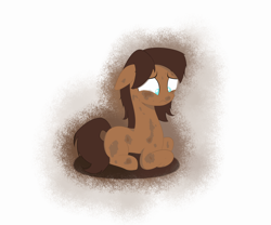 Size: 3000x2500 | Tagged: safe, artist:soulfulmirror, oc, oc only, oc:morning glory, oc:rentalove, earth pony, pony, blank flank, dirty, female, lying down, mare, sad, solo