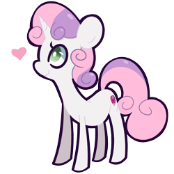 Size: 1280x1280 | Tagged: safe, artist:turtlefarminguy, sweetie belle, pony, unicorn, female, filly, solo