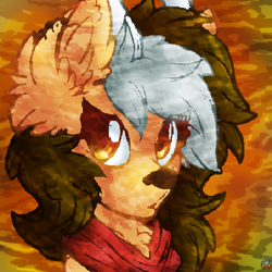 Size: 500x500 | Tagged: safe, artist:iroxykun, oc, oc only, deer, bandana, female, icon