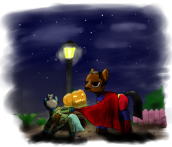 Size: 1333x1139 | Tagged: safe, artist:sv37, clothes, costume, nightmare night, ponified, s.t.a.l.k.e.r., superman