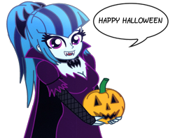 Size: 1432x1136 | Tagged: safe, artist:cbear624, sonata dusk, equestria girls, halloween, jack-o-lantern, pumpkin, simple background, solo, transparent background