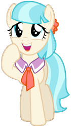 Size: 5600x10000 | Tagged: safe, artist:mpnoir, coco pommel, made in manehattan, .svg available, absurd resolution, cocobetes, cute, simple background, smiling, solo, transparent background, vector