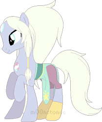 Size: 381x456 | Tagged: safe, artist:m00nstonee, fusion, multiple limbs, opal (steven universe), ponified, steven universe