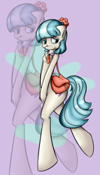 Size: 1101x1920 | Tagged: safe, artist:chibiteff, coco pommel, anthro, unguligrade anthro, solo