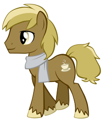 Size: 2943x3360 | Tagged: safe, artist:petraea, oc, oc only, earth pony, pony, clothes, male, scarf, simple background, solo, stallion, transparent background, vector