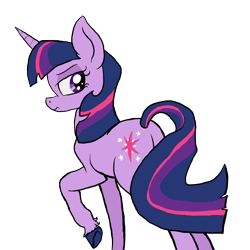 Size: 1162x1162 | Tagged: safe, artist:paskanaakka, derpibooru exclusive, twilight sparkle, frown, lidded eyes, raised hoof, simple background, solo, transparent background