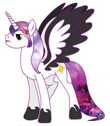 Size: 567x648 | Tagged: safe, artist:edonovaillustrator, oc, oc only, oc:dawn eclipse, alicorn, pony, alicorn oc, simple background, transparent background