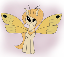 Size: 1200x1074 | Tagged: safe, artist:lunaerix, oc, oc only, oc:sweet silk, mothpony, original species, solo