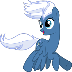 Size: 6480x6400 | Tagged: safe, artist:parclytaxel, night glider, .svg available, absurd resolution, flying, simple background, smiling, solo, transparent background, vector, windswept mane