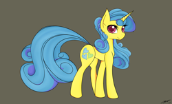 Size: 2778x1683 | Tagged: safe, artist:raeleechrone, lemon hearts, pony, unicorn, female, mare, solo