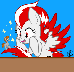 Size: 1024x1005 | Tagged: safe, artist:daringashia, oc, oc only, oc:record twister, oc:sawtooth