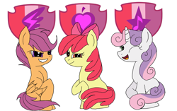 Size: 1543x968 | Tagged: safe, artist:novineshimmer, apple bloom, scootaloo, sweetie belle, crusaders of the lost mark, cutie mark, cutie mark crusaders, the cmc's cutie marks