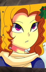 Size: 1778x2804 | Tagged: safe, artist:raricane, adagio dazzle, equestria girls, solo, winter