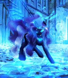 Size: 1920x2200 | Tagged: safe, artist:alexa241366recornize, nightmare rarity, pony, unicorn, female, mare, solo