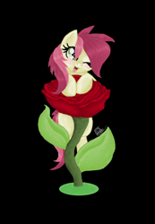 Size: 1012x1464 | Tagged: safe, artist:freiast, roseluck, cute, rose, solo, tiny ponies