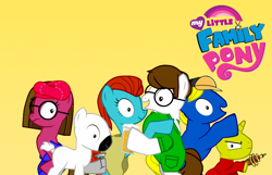 Size: 850x548 | Tagged: safe, pony, pony creator, family guy, mane, ponified