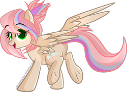 Size: 2062x1503 | Tagged: safe, artist:xwhitedreamsx, oc, oc only, oc:sweet skies, pegasus, pony, female, mare, simple background, solo, transparent background