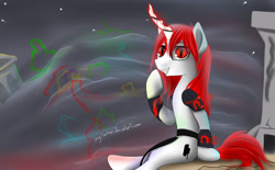 Size: 3480x2160 | Tagged: safe, artist:pony-tanker, oc, oc only, pony, unicorn, solo, tanker