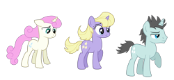 Size: 3096x1440 | Tagged: safe, artist:thecheeseburger, neon lights, rising star, twinkleshine, pony, unicorn