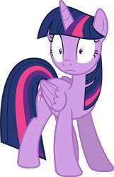 Size: 5151x8000 | Tagged: safe, artist:speedox12, twilight sparkle, twilight sparkle (alicorn), alicorn, pony, the cutie re-mark, absurd resolution, female, mare, simple background, solo, transparent background, vector, wide eyes