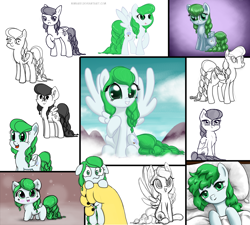 Size: 1684x1514 | Tagged: safe, artist:nimaru, oc, oc only, oc:winter willow, solo, style emulation