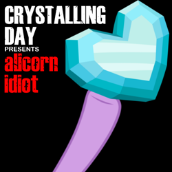 Size: 650x650 | Tagged: safe, artist:delzepp, twilight sparkle, the crystalling, album cover, american idiot, crystal heart, green day, parody, ponified album cover