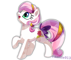 Size: 1279x1072 | Tagged: safe, artist:spookyle, oc, oc only, oc:crystal rose, crystal pony, pony, solo