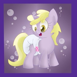 Size: 1280x1280 | Tagged: safe, artist:tapeysides, dinky hooves, cute, diaper, dinkabetes, foal, poofy diaper, solo