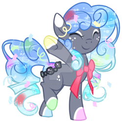 Size: 800x800 | Tagged: safe, artist:jojuki-chan, oc, oc only, oc:confetti, earth pony, pony, deviantart watermark, female, mare, obtrusive watermark, simple background, solo, transparent background, watermark