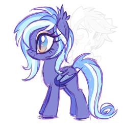 Size: 2302x2368 | Tagged: safe, artist:wicklesmack, oc, oc only, bat pony, pony, solo, unnamed oc